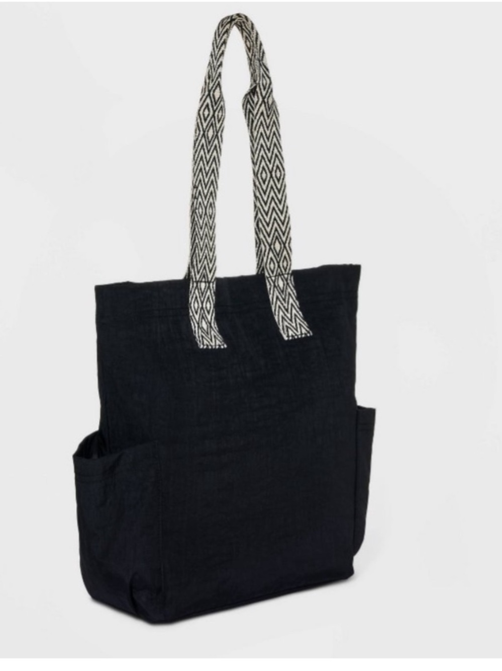 Black Campus Tote Handbag universal thread